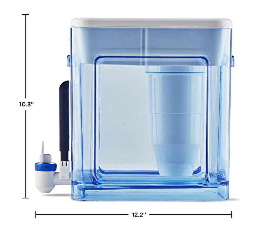 ZeroWater 22-Cup Ready-Read 5-Stage Water Filter Dispenser with Instant  Read Out TDS for Improved Tap Water Taste NSF Certified to Reduce  Lead, Chromium, and PFOA/PFOS