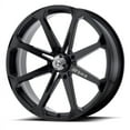 thumbnail image 2 of MSA Black Diesel 22" UTV Wheels 35" MotoRally Tires Kawasaki Mule Pro FXT, 2 of 4
