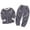 #070-Gray, variant on Cowsor Lounge Sets for Boys Girls Fuzzy Two Piece Outfits Fleece Winter Warm Pajamas Sets Fluffy Plush Top Fleece Pants Sleepwear