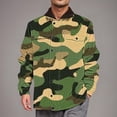 thumbnail image 4 of BiZtdJrK Men's Winter Jackets Long Sleeve Camouflage Fleece Lined Jackets Vintage Casual Zipper Warm Coat,Fleece Neck,with Pockets Sale Of The Day Prime Today Camouflage M, 4 of 5