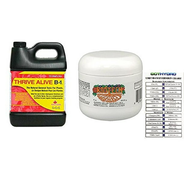 Technaflora Thrive Alive B1 250 mL Red and Rootech Cloning