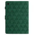thumbnail image 6 of Allytech Case for Lenovo Tab M10 10.1 Inch 3rd Gen 2022, Embossed Pattern PU Leather Case with Card Slots & Pen Holder, Multi-Angle Viewing Stand Auto Sleep Wake Shockproof Flip Case, Green, 6 of 10