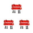 thumbnail image 1 of maskred Metal Front Rear Gear Box Mount For 1/18 Hobbico Dromida Speed With Durable Metal Front Rear Gear Box Mount For 1/18 red 3Set, 1 of 6