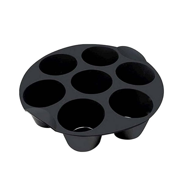 Kilougeis Prix Réduit Plateau Alimentaire Moules en Silicone pour Cuisson Friteuse Maison Plateau Rond Moule en Silicone pour Friteuse à Air Chaud