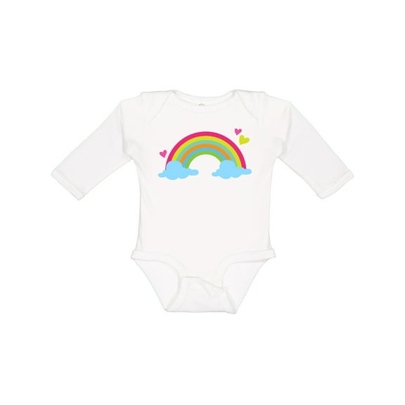 Inktastic Rainbow Boys or Girls Long Sleeve Baby Bodysuit