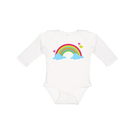 

Inktastic Rainbow Boys or Girls Long Sleeve Baby Bodysuit