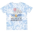 thumbnail image 3 of Inktastic Will You Be My Godparents? Cute Elephants Moon and Stars Boys or Girls Toddler T-Shirt, 3 of 5
