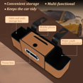thumbnail image 3 of Hunlyman Car Back Seat Organizer with Cup Holders, Backseat Organizers Hanging Storage, for Hold Drinks, Handbag, Compatible with Most Vehicles, 3 of 8