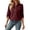 Wine, variant on Enjoytime Jacket for Women Stand Collar Roll Tab Long Sleeve Cropped Jackets Zip Up Casual Oversized Outerwear