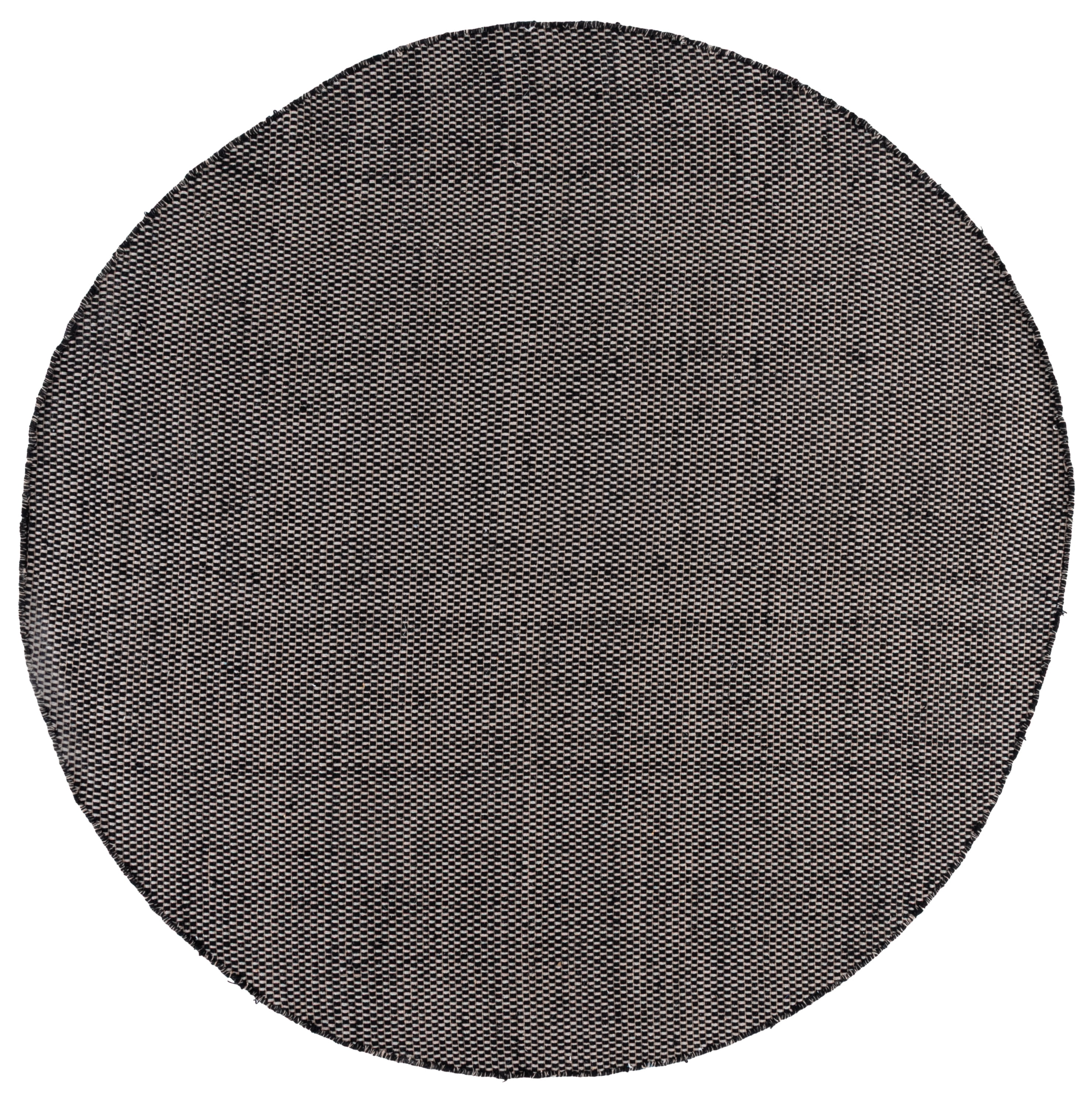 Safavieh Vermont Zarif Distressed Dotted Area Rug, Black, 7' x 7' Round
