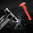 thumbnail image 2 of YSTIANN Emergency Car Escape Tool - Window Breaker & Seatbelt Cutter Combo, Life-Saving Safety Hammer for Vehicle Rescue,Red WJ85-295, 2 of 6