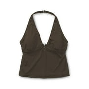 Women's Plus Jessica O-Ring Halter Tankini Top