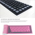 thumbnail image 5 of Cateissary Teclado compatible con Bluetooth, teclados enrollables portátiles, teclados silenciosos de 87 teclas, teclado Flexible, accesorios para Computadoras de tableta Rojo, 5 of 5