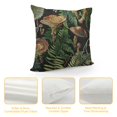 thumbnail image 4 of Qinduosi Mushroom Throw Pillow Covers Soft Botanical Nature Theme Cushion Covers For Living Room Bedroom Wild Mushroom Stuff Decorative Throw Pillowcases for Sofa Couch Chair White, 4 of 5