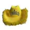 thumbnail image 1 of Harpily Women's Western Cowboy Hat Scarf Mardi Two Piece Set, 1 of 2
