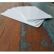 200 Pack - Premium Blank PVC Cards for ID Badge Printers - Graphic Quality White Plastic CR80 30 Mil (CR8030) by Specialist ID - Compatible with Most Photo ID Badge Printers (White)