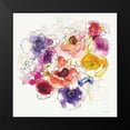 thumbnail image 2 of Novak, Shirley 20x20 Black Modern Framed Museum Art Print Titled - Rainbow Ruffles II, 2 of 5