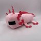 thumbnail image 3 of Muñeco de peluche Axolotl de 11,8 "Minecraft Salamander, muñeco de peluche azul y rosa, almohada de animales de peluche, rosa, 3 of 5