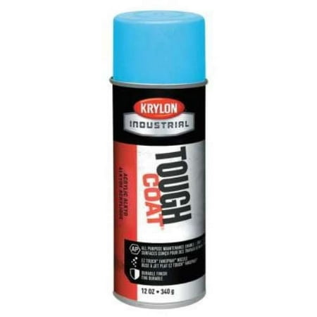 Krylon Industrial Tough Coat Acrylic Alkyd Enamels, 12-oz. Aerosol Can, Light Blue - 12 CN (425-A01540007)