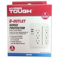 thumbnail image 2 of Hyper Tough 6-Outlet Surge Tap 500-Joule Protection with USB, White, 2 of 6