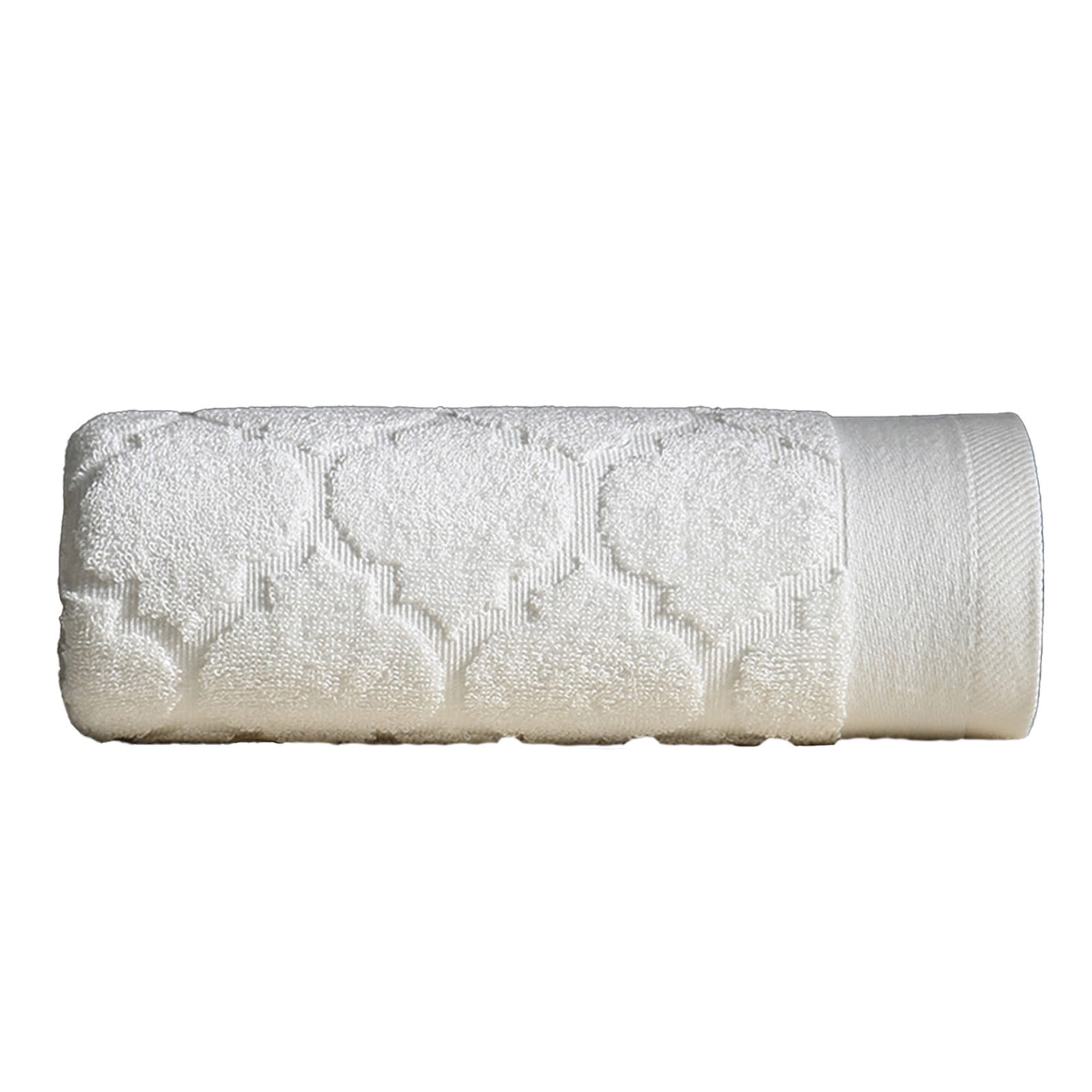 AuroraX Bath Towels Set of 4 Bath Sheets,Thick Cotton Soft Absorbent White Household Bath Towels