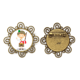 thumbnail image 1 of Broche de flores Unbranded Rojo Verde Escocia regalo de joyería para mujeres y niñas, 1 of 3