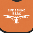 thumbnail image 4 of Inktastic Life Behind Bars Mountain Bike Boys or Girls Baby Bib, 4 of 4