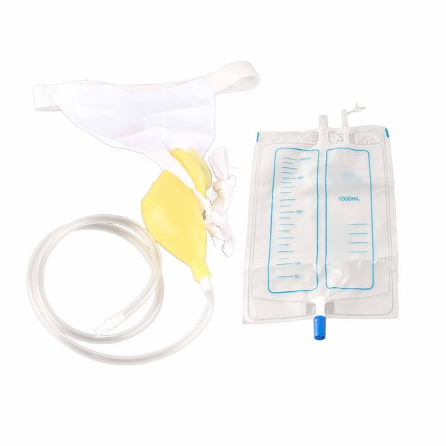 Recolector de Orina Nikou de Látex para Adultos con Bolsas para Catéter de Orina