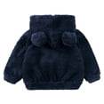 thumbnail image 2 of Infant Toddler Boys Girls Cartoon Fleece Hooded Jacket Coat with Ears Warm Kids Fuzzy Outerwear Zipped up Coat Winter Thick Sweatshirt Coat 6M-7 Years, 2 of 3