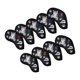 thumbnail image 4 of Cubierta de cabeza de hierros de golf Baoblaze 9x Golf Iron Covers Sets 4 5 6 7 8 9 P A S Gatos bordados Negro, 4 of 8