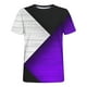 thumbnail image 4 of Mens Camisas de Manga Corta Impresión Casual Deportes Cuello Redondo Blusa, Poliéster Ligero para la Primavera Verano Al Aire Libre Uso Diario, 4 of 4