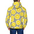 thumbnail image 5 of Zip Up Hoodies for Men - yellow Lemon print Long Sleeve Comfrt Men'S Fashion Hoodies & Sweatshirts, Jackets for Men Hoodies Pullover Clothing Clothes with Pouch, 5 of 5