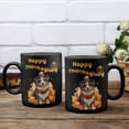 thumbnail image 3 of Happy Thanksgiving Australian Shepherd Welcome Thankful Fall Autumn Pumpkin Mug Aussie Dog Lover Gifts Coffee Tea Cup - 02021, 3 of 4