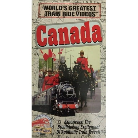 Worlds Greatest Train Ride Videos Canada VHS-TESTED-RARE VINTAGE-SHIPS N 24 (Canadian Snipers Best In The World)