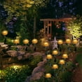 thumbnail image 5 of Outdoor Solar Garden Stake Lights, IP65 Waterproof Simulation Chrysanthemum Flowers Stake Light, Solar Garden Lights Landscape Light for Patio, Yard, Walkway Lighting Decor, 5 of 6