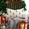 thumbnail image 4 of Christmas Pillow Covers 12x20 inch Set of 2 Christmas Tree Decorative White Throw Pillow Covers Winter Famliy Decoration for Home Couch, 4 of 6