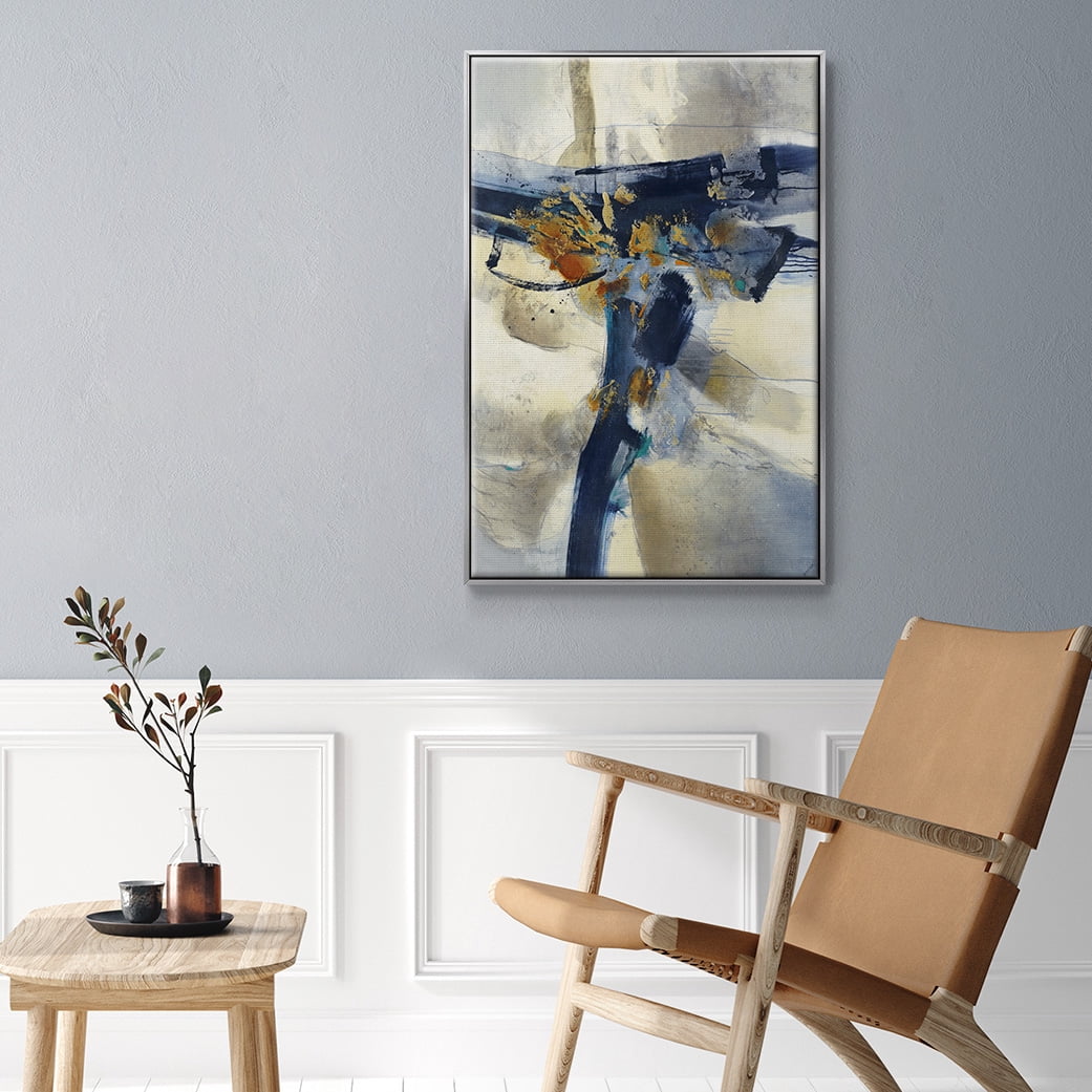 Blast Framed Premium Gallery Wrapped Canvas - Ready to Hang - 17 x 25 - Silver Floating Frame