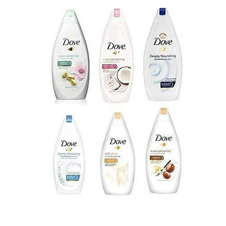Dove Body Wash Shower Gel Fruit Assorted Scent 4 Pack (16.9oz x 4)
