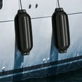 thumbnail image 1 of Gymax Lot de 4 Garde-Boue de Bateau 27 Pouces Pare-Chocs Marin Gonflable à Main Noir, 1 of 10