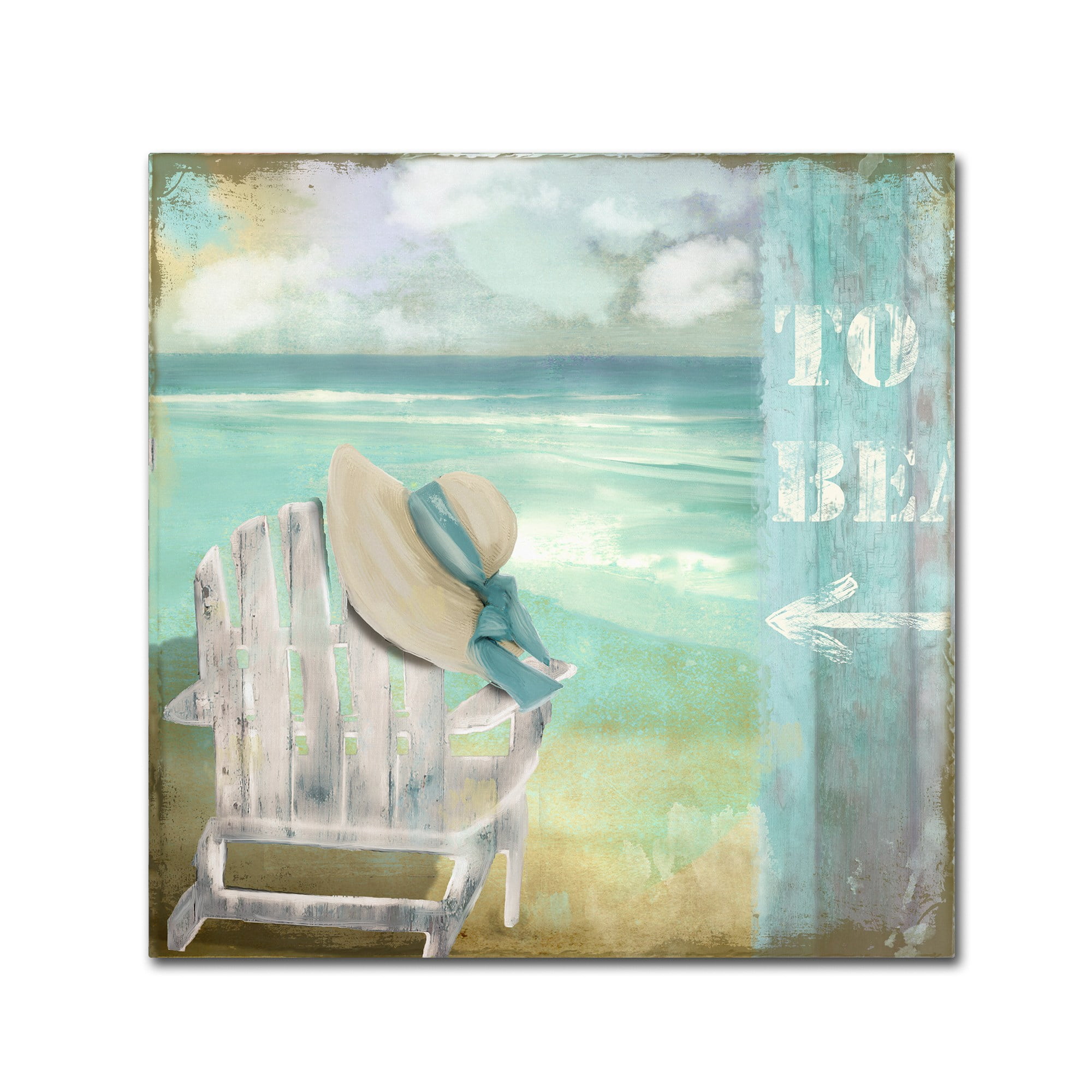 Trademark Fine Art "By the Sea I" Canvas Art by Color Bakery