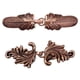 thumbnail image 5 of 2 piezas de clips para capa, cierre de metal, accesorios de ropa, diseño vintage Cobre antiguo, 5 of 9
