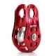 thumbnail image 2 of 20KN Polea de escalada Escalada fijo Dispositivos rojo shamjiam Polea de cuerda de montañismo, 2 of 9