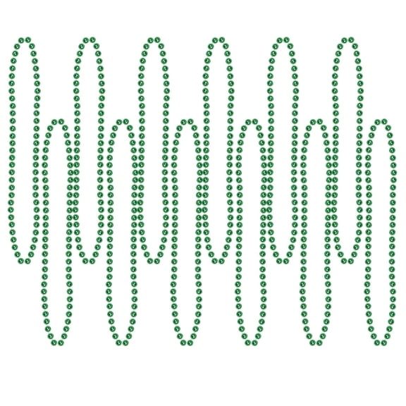 144 Pack Beistle Party Bead Necklaces - Small Round green
