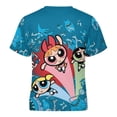 thumbnail image 5 of The Powerpuff Girls Kids Short Sleeve Tee Shirt Novelty Crewneck T-Shirts Unisex Summer Blouse Tops for Boys Girls 150CM, 5 of 8