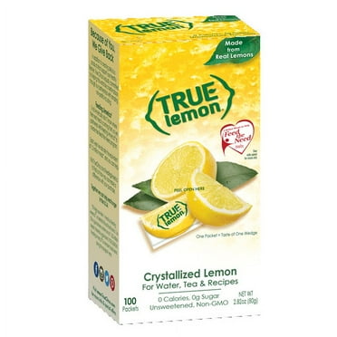 True Lemon Drink Mix, 2.82 Oz, Lemon, 100 Packets (Pack of 1)