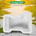 thumbnail image 2 of Garden Paving Mold DIY Path Maker Cement Brick Concrete Stone Road Mould, 2 of 7