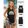 thumbnail image 3 of ZXSXSY Reading Tank Tops for Women Cute Book Lover Teacher T-Shirts Rainbow Sleeveless Tee Tops, 3 of 7