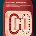 thumbnail image 3 of Planar Ball Unlock Toy, Educational Wisdom Enlightenment Planar Ball Wooden Maze  Challenge Leisure Textured  For Adult For Home, 3 of 8