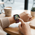 thumbnail image 4 of 3-in-1 Compatible for Apple Watch Band 40mm 41mm 42mm 44mm 45mm 46mm, Soft Silicone Sport Strap for iWatch Series SE 11 10 9 8 7 6 5 4 3, 4 of 5