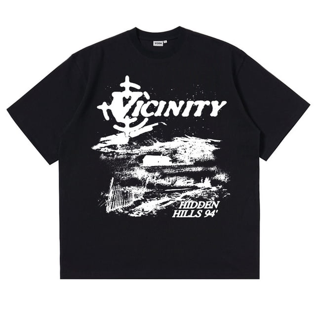 Men's T-Shirts Oversized Cotton Korean Fashion Vintage Graph